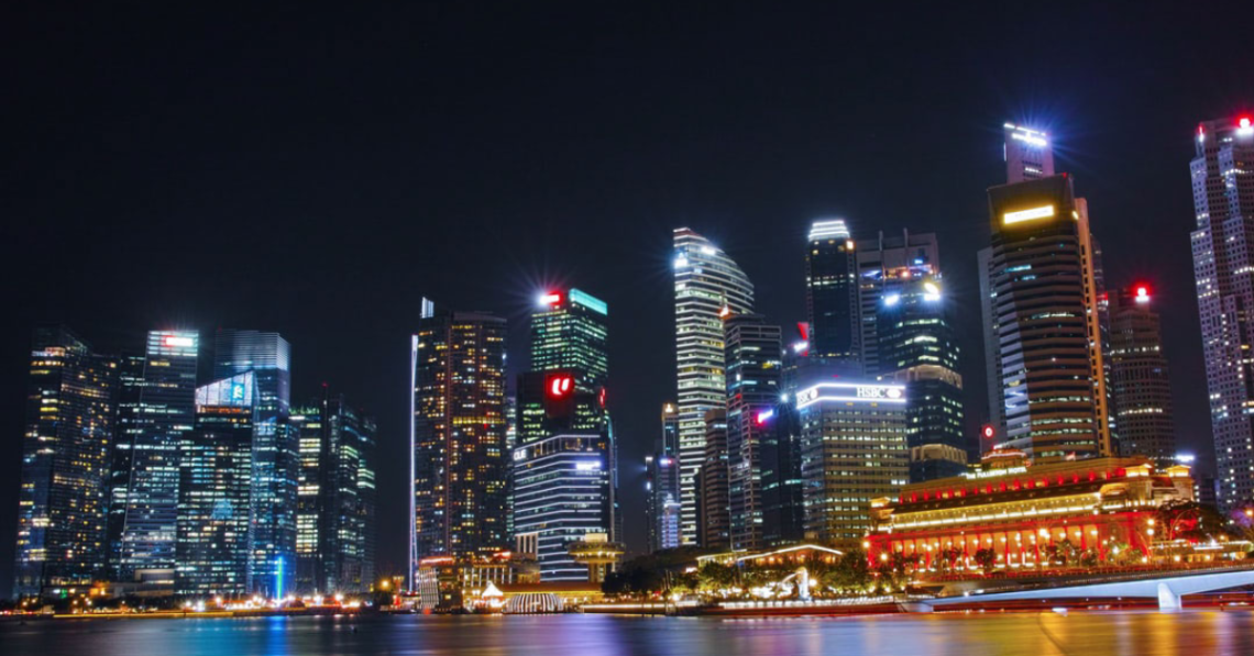 Image of Singapore at night